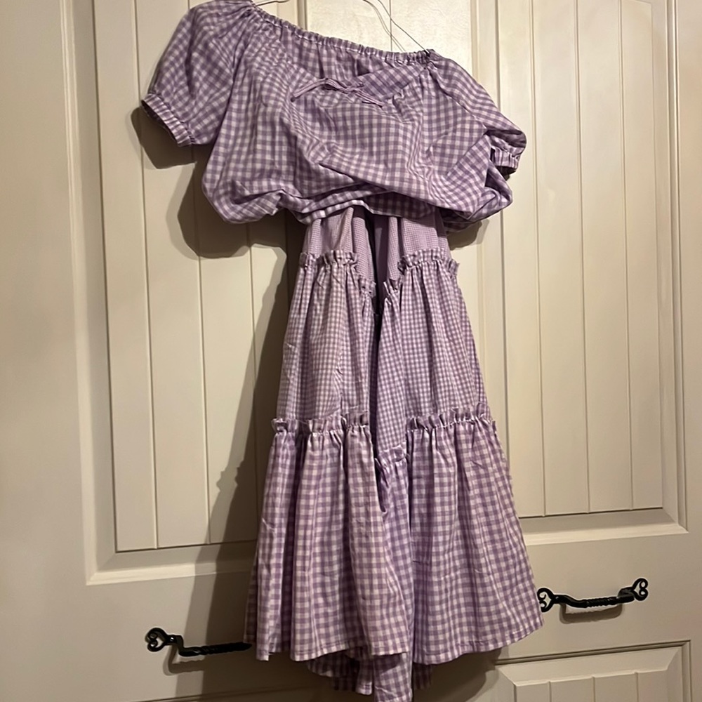Boutique custom skirt set.